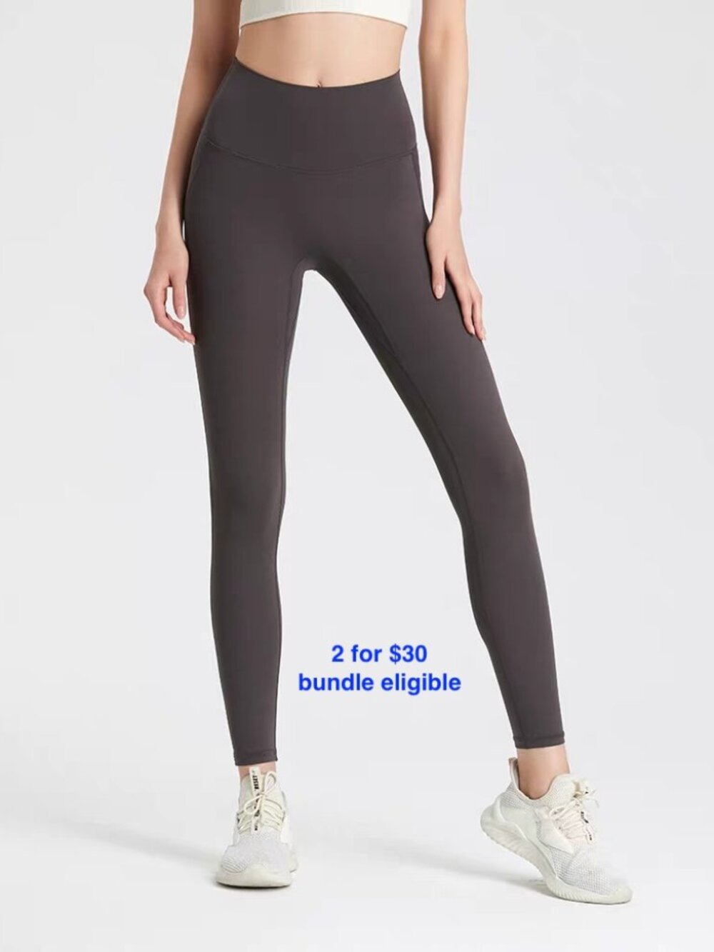 XXW Shaping Workout Leggings Charcoal High-Waisted